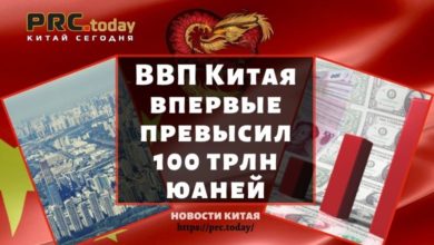 ВВП Китая впервые превысил 100 трлн юаней