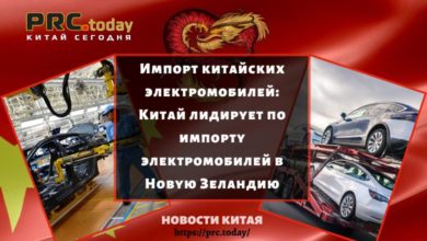 Импорт китайских электромобилей: Китай лидирует по импорту электромобилей в Новую Зеландию